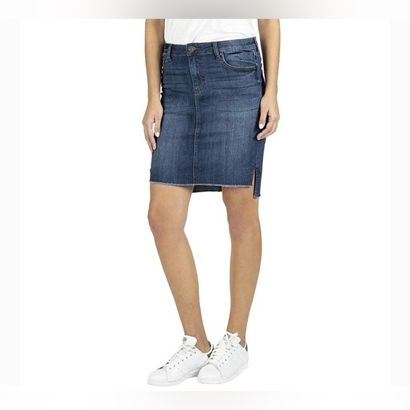 Kut from the Kloth Dresses & Skirts - *SOLD* Kut From The Kloth “Connie” High-Low Denim Jean Skirt Size 14